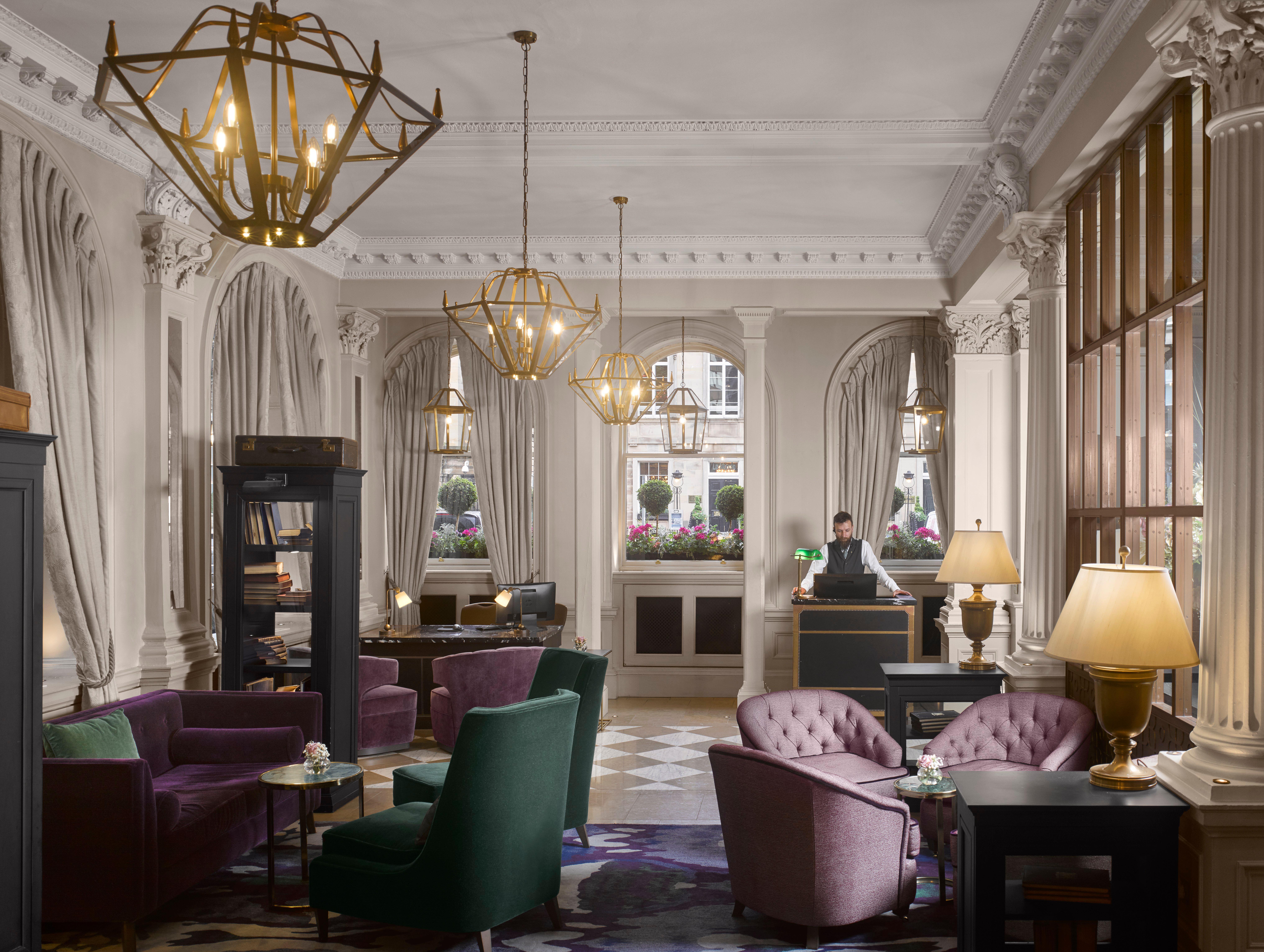 Intercontinental Edinburgh The George By Ihg Hotel Ngoại thất bức ảnh The hotel's lobby