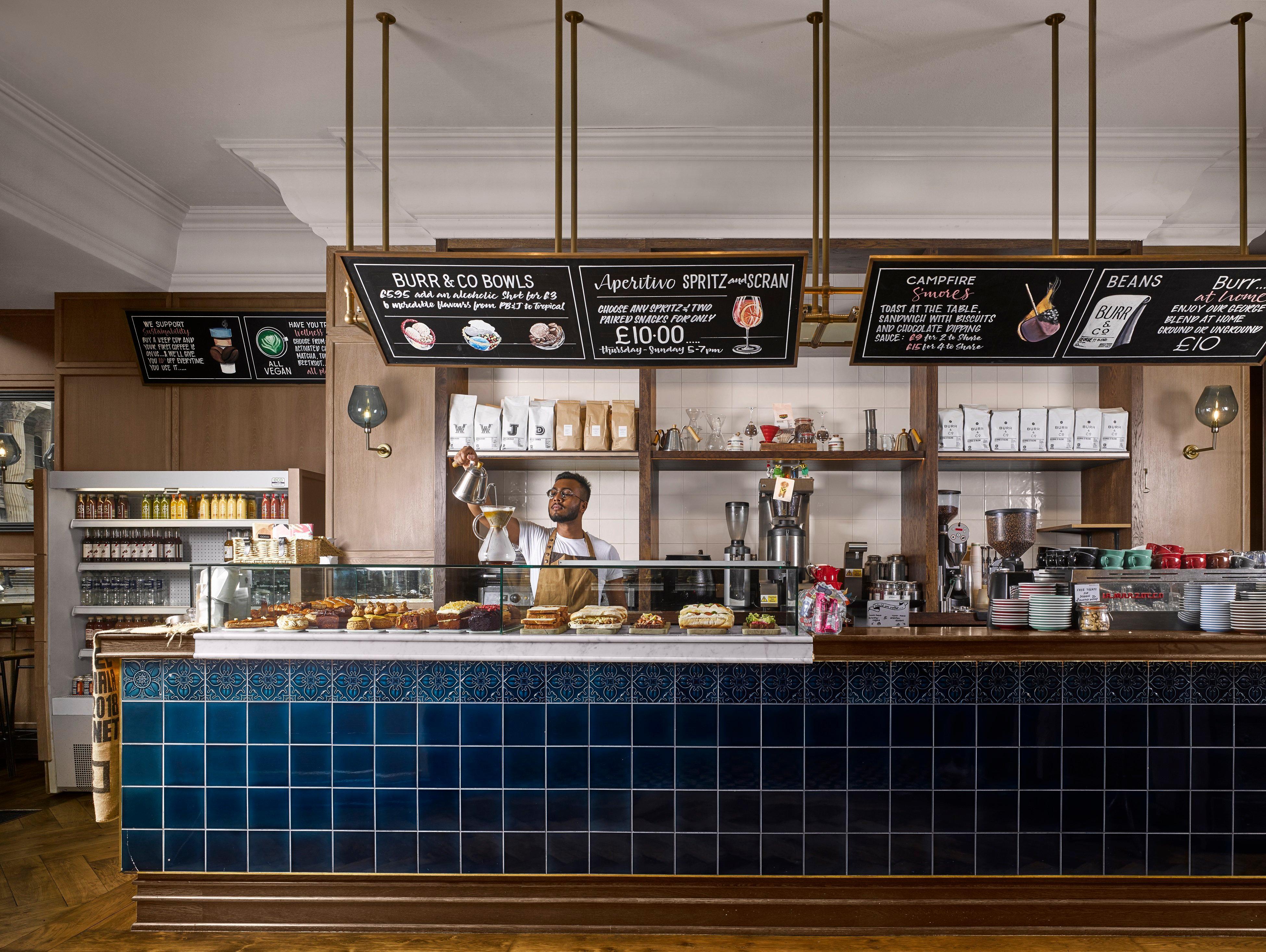 Intercontinental Edinburgh The George By Ihg Hotel Ngoại thất bức ảnh The counter at the 2019-opened restaurant