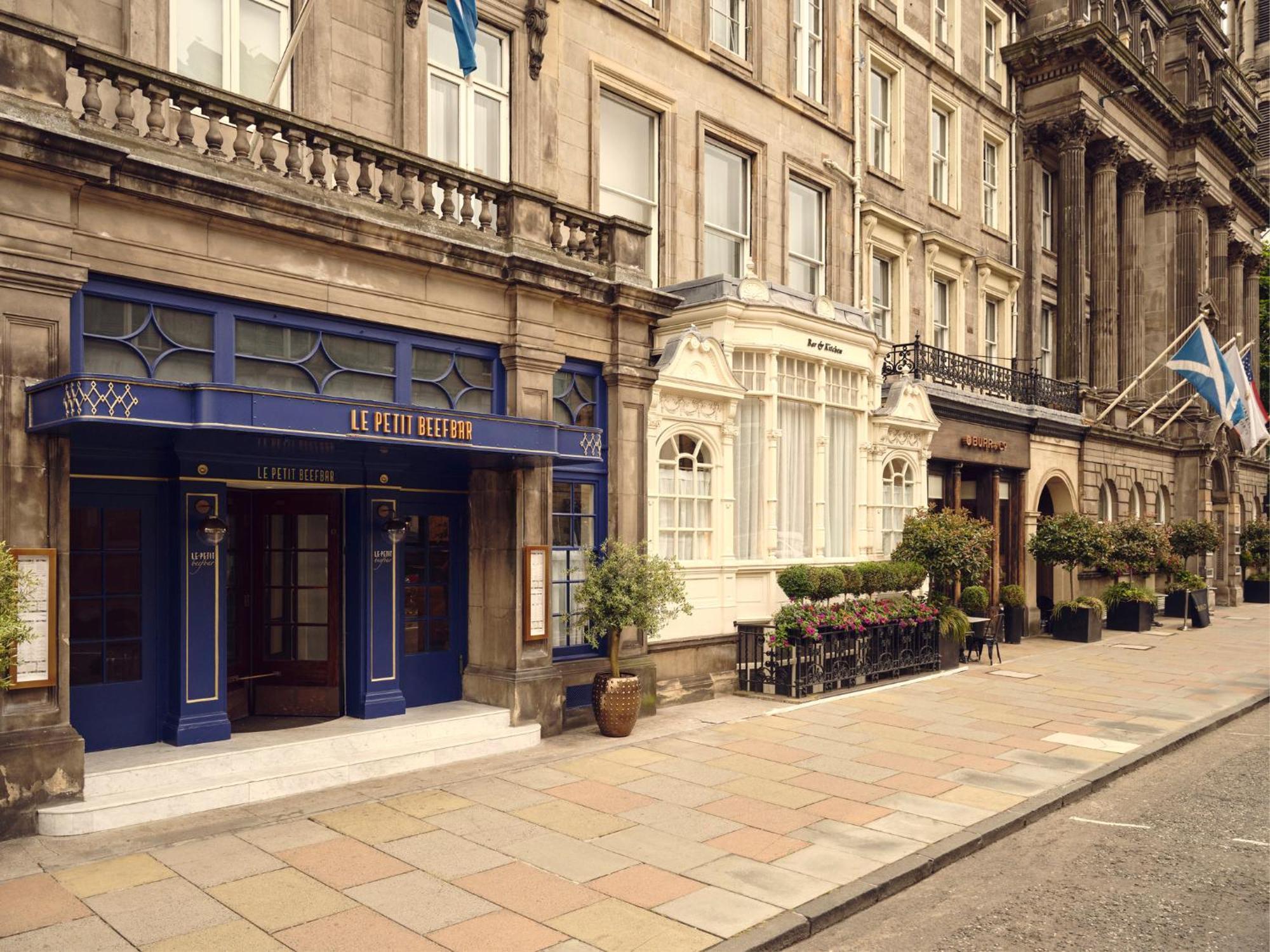 Intercontinental Edinburgh The George By Ihg Hotel Ngoại thất bức ảnh The hotel's entrance